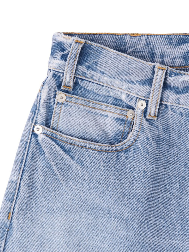 high-waisted five-pocket denim wide-leg jeans 4