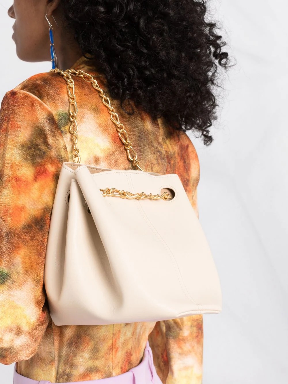 chain-link detail tote bag - 3
