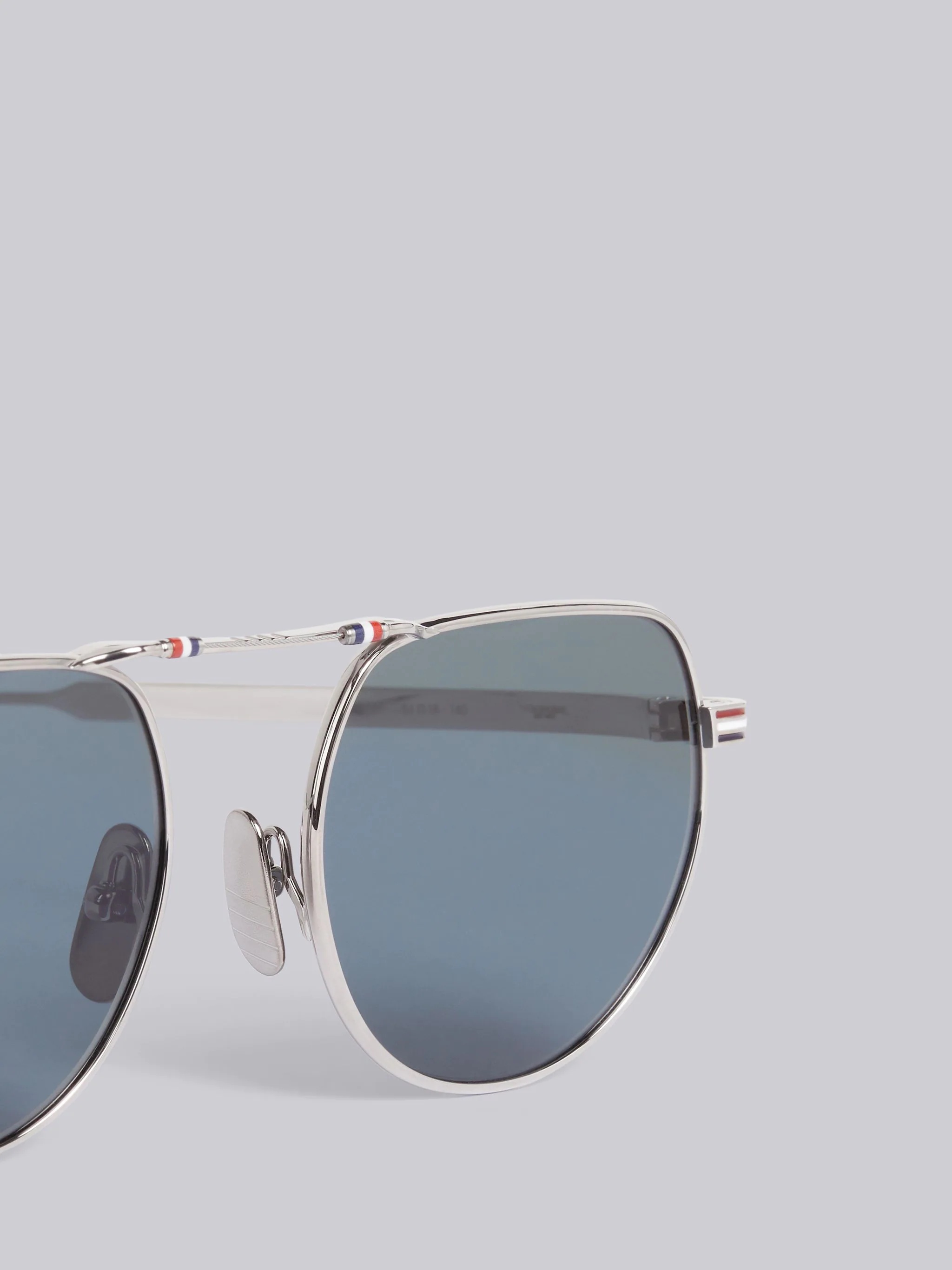 hingeless aviator-frame sunglasses - 2