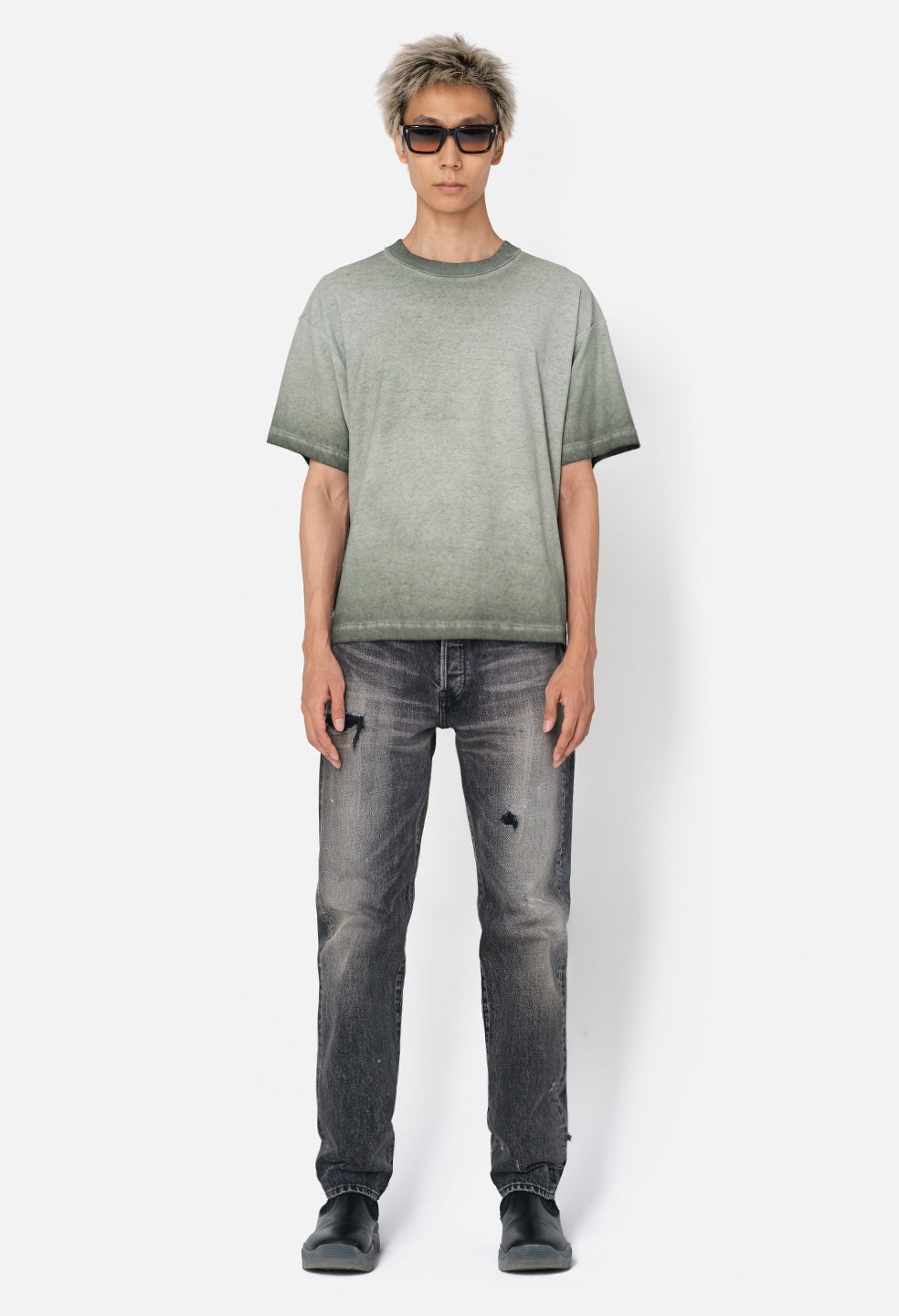 REVERSED CROPPED TEE - 3