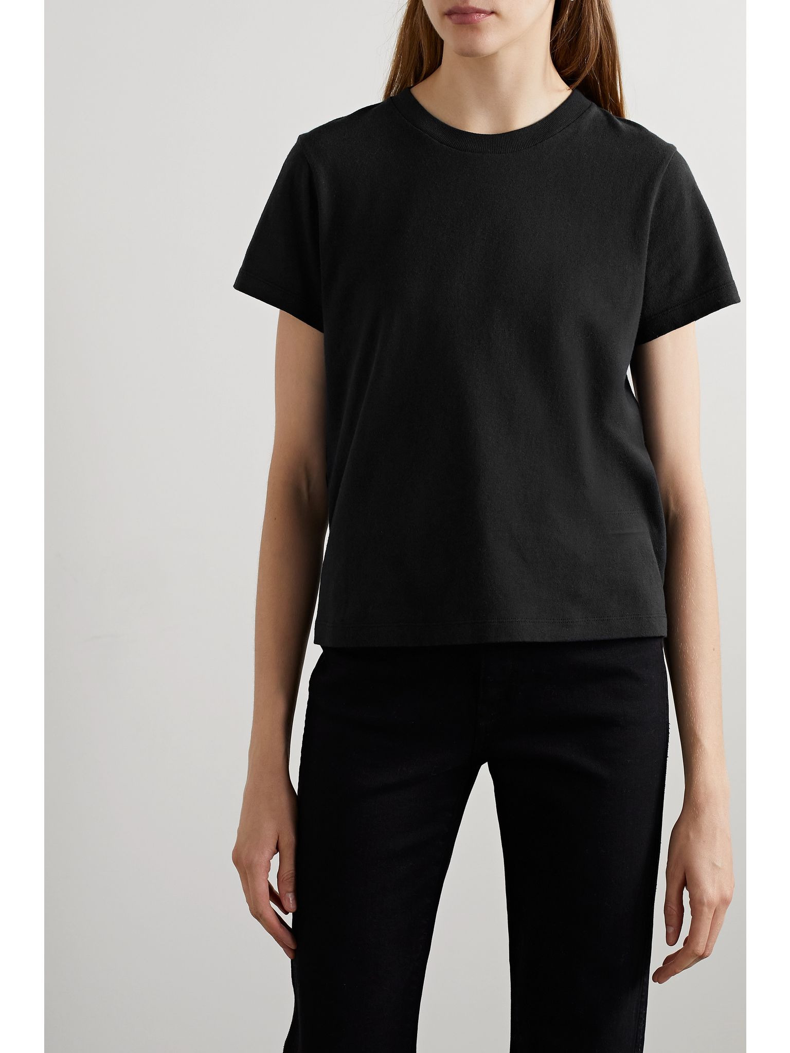 Emmylou cotton-jersey T-shirt Black - 3