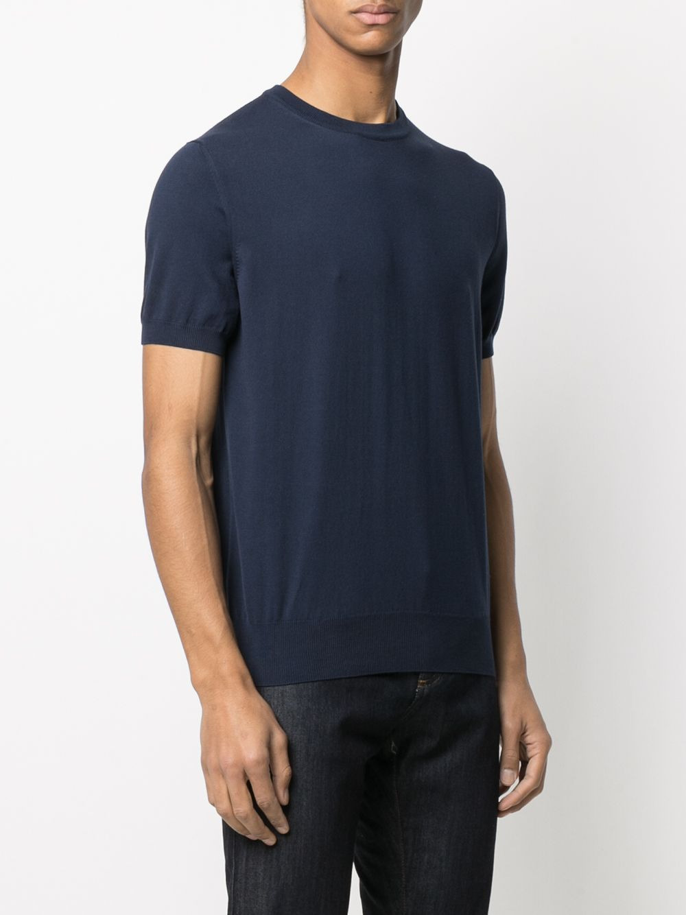 knitted short-sleeve T-shirt - 3