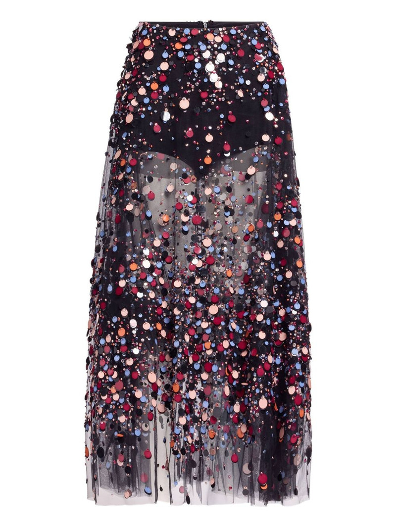 bead-embellished skirt 1