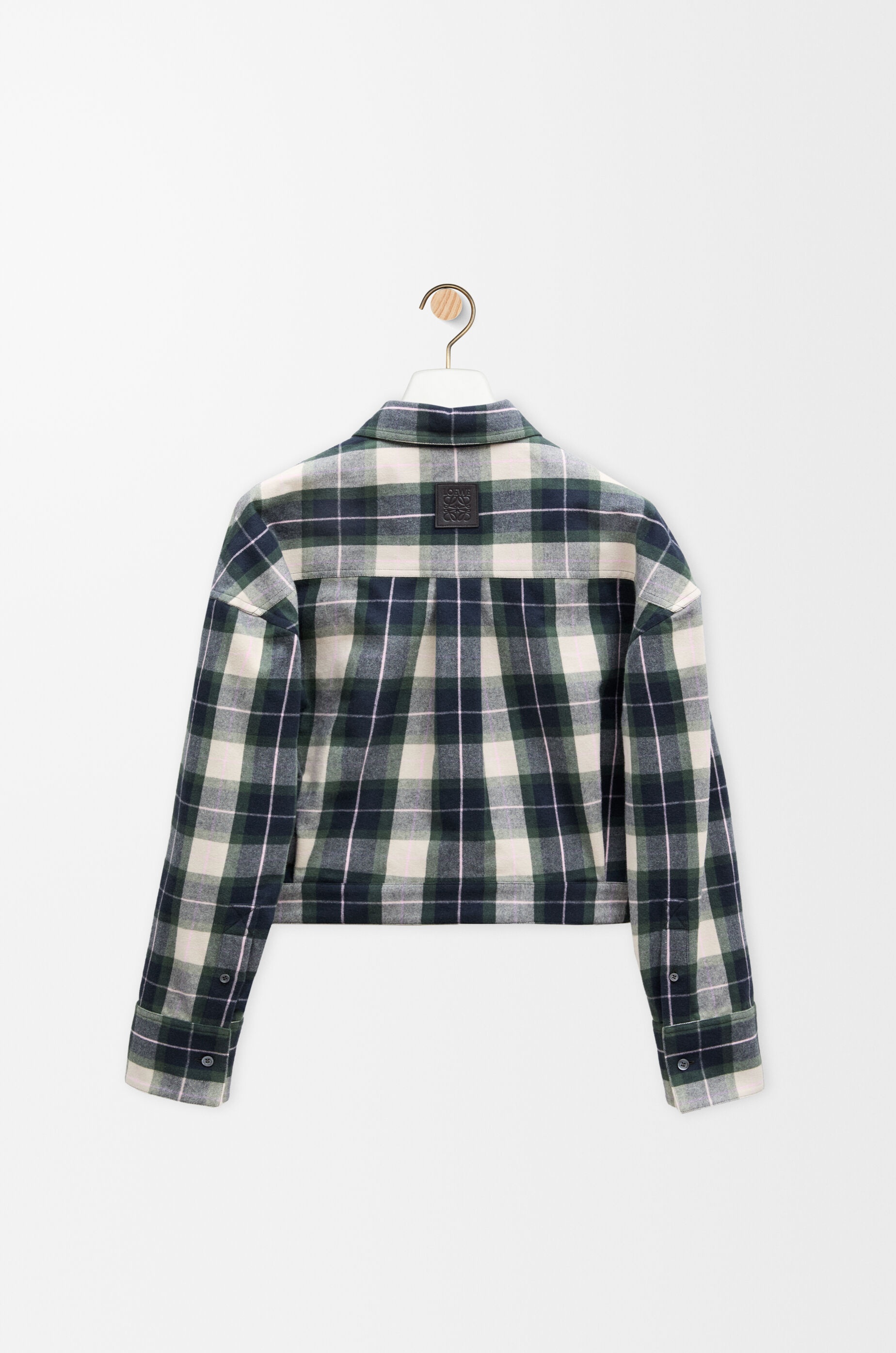 Cropped shirt in cotton - 2