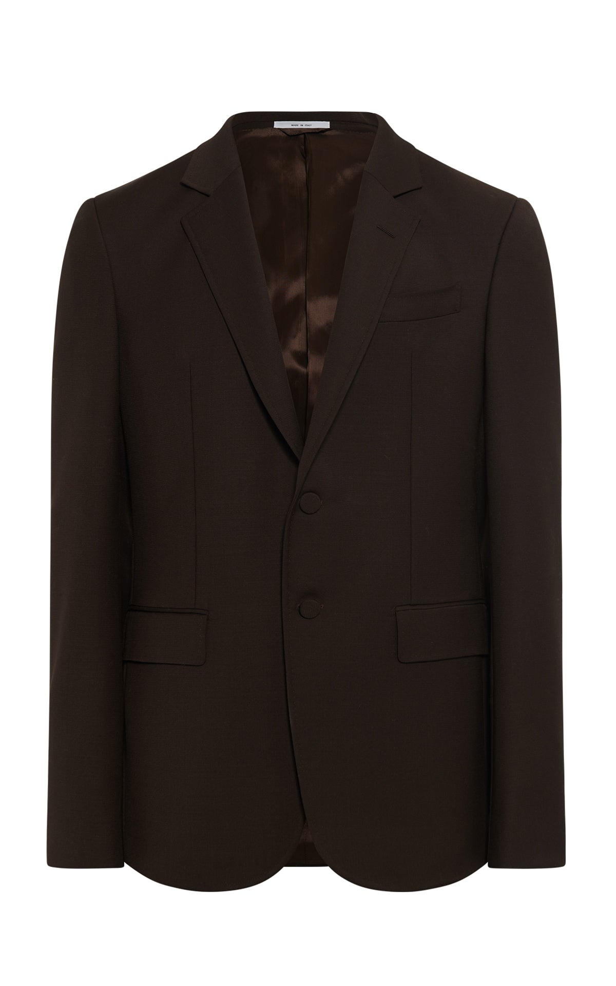 Irving Jacket in Chocolate Sportswear Wool - 1