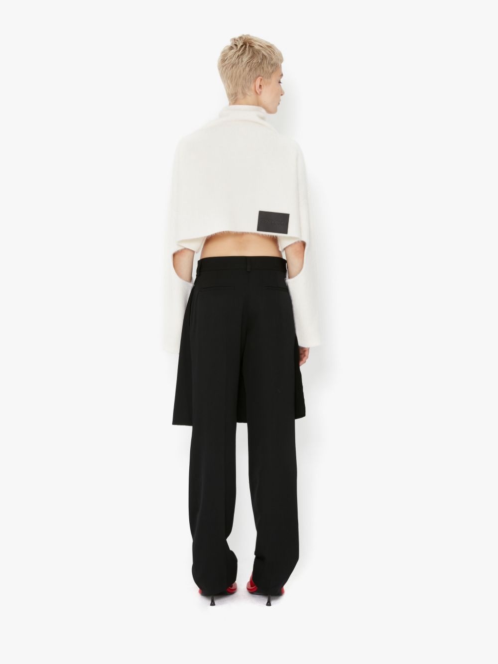 CROPPED CUT OUT JUMPER - 4