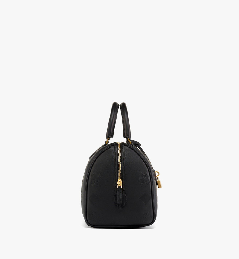Ella Boston Bag in Maxi Monogram Leather 3