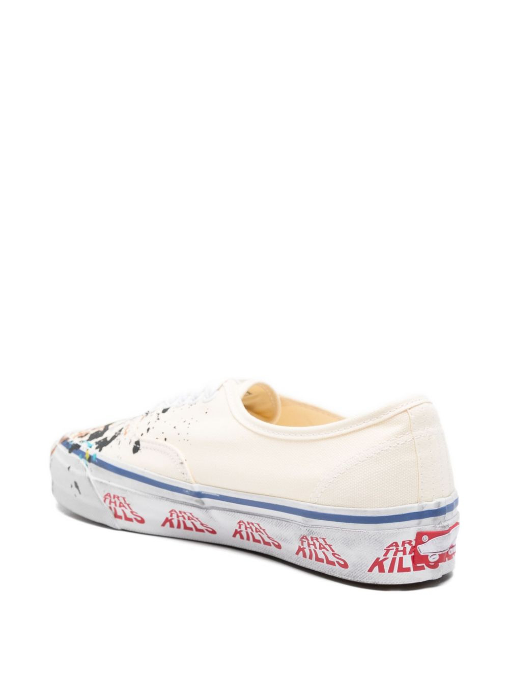 paint-splatter sneakers - 3