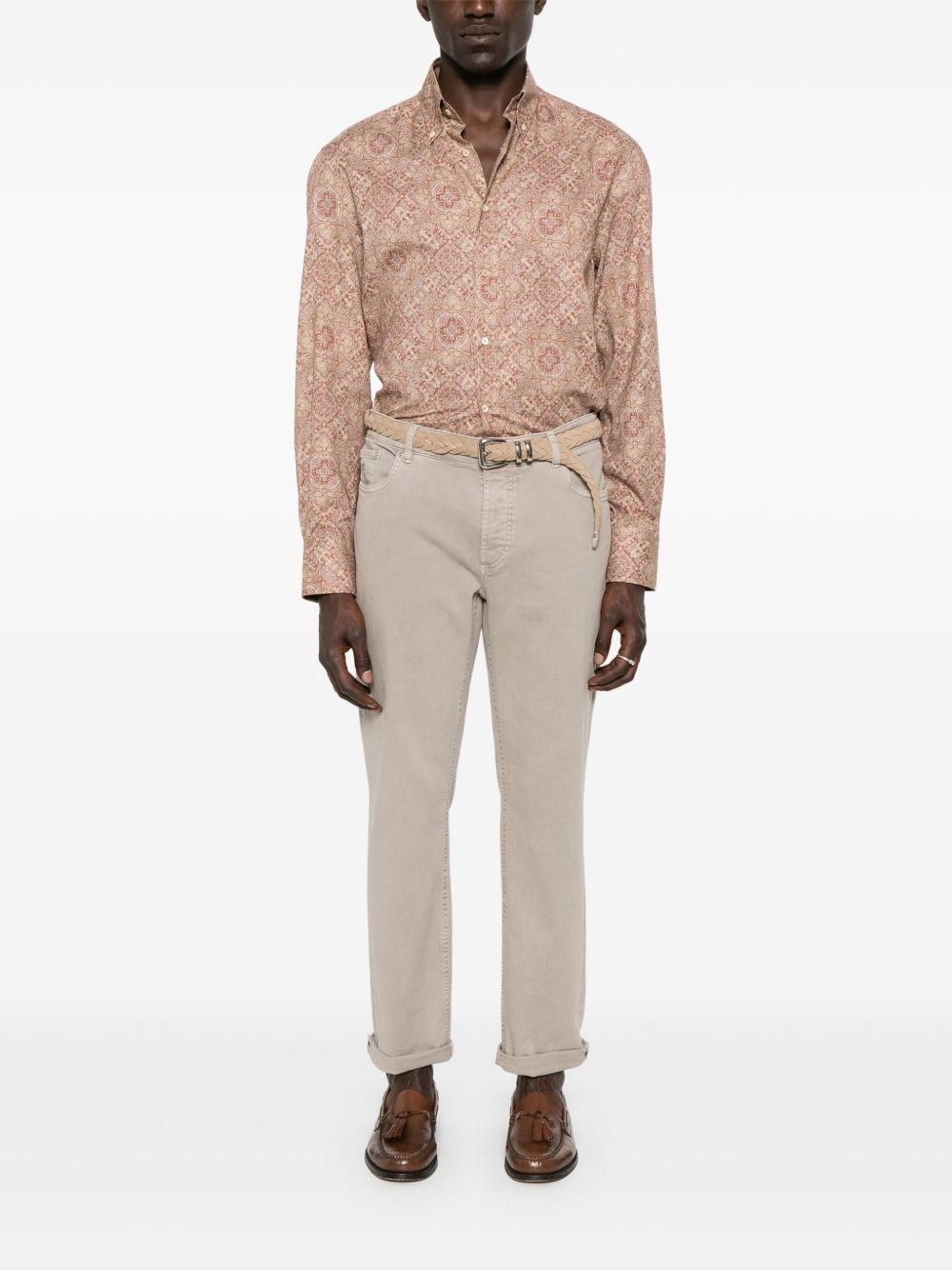 paisley-print shirt - 2
