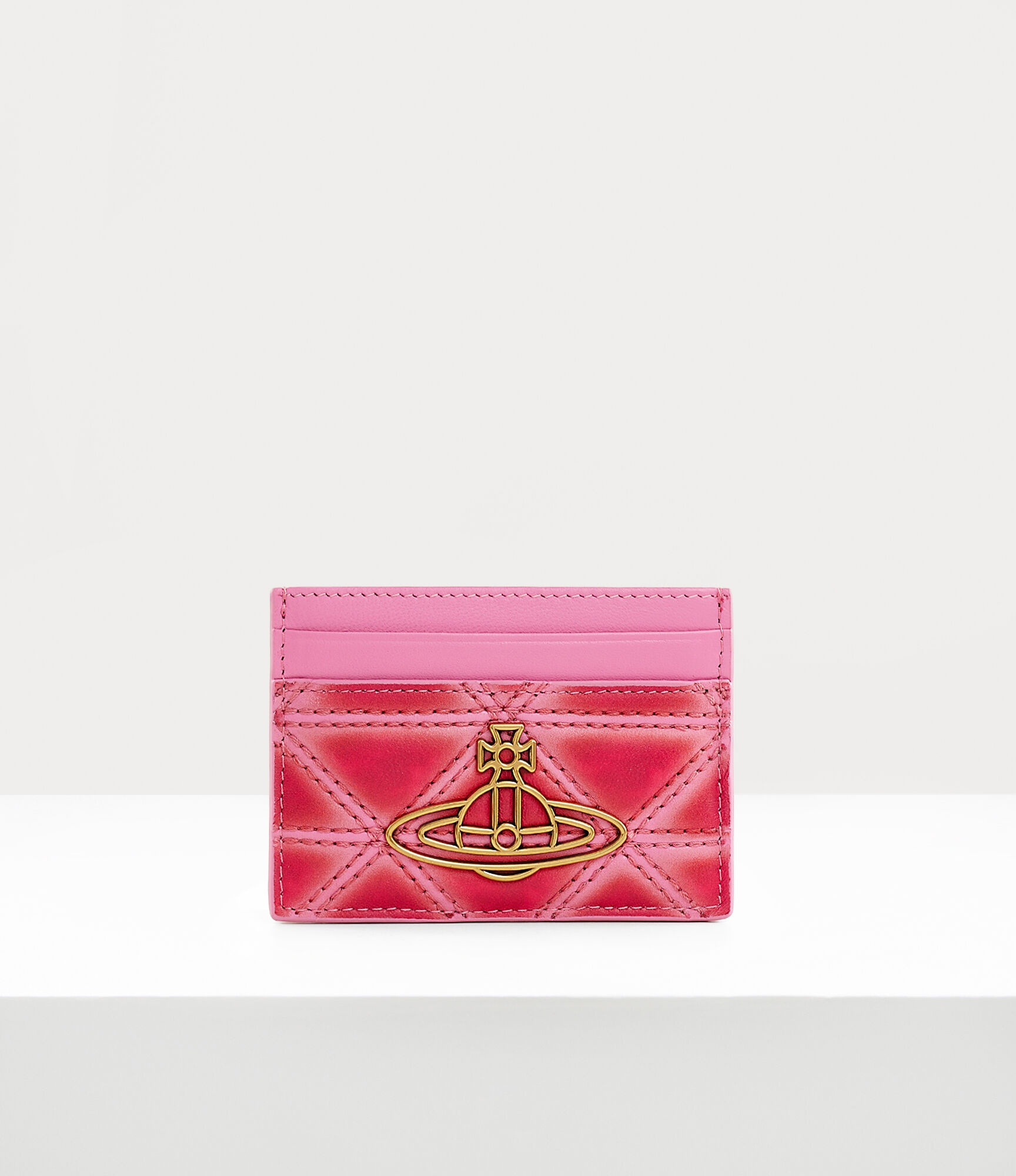 【Vivienne Westwood】Flat Card Holder ★正品★追跡可能★ Flat Card Holder - Vivienne Westwood - Leather - Black