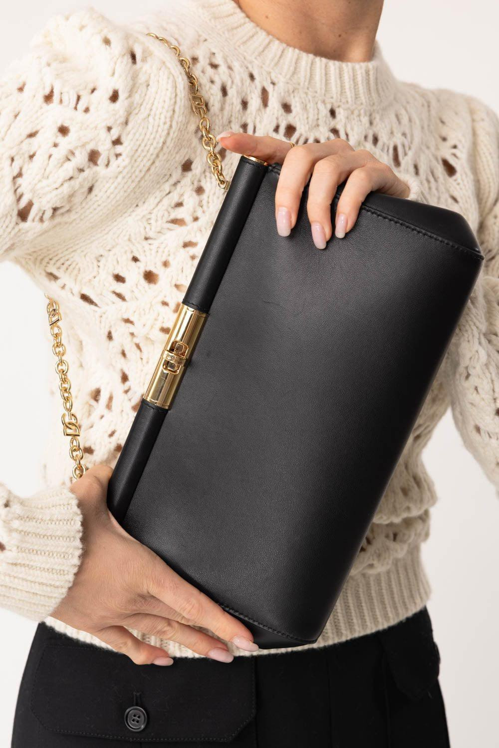 Medium Marlene Clutch - Black - 4