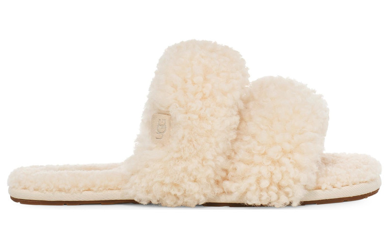 UGG (WMNS) UGG Maxi Curly Scuffetta Slippers 'Cozy Minimalist Beige' 1130837-CYNT outlook
