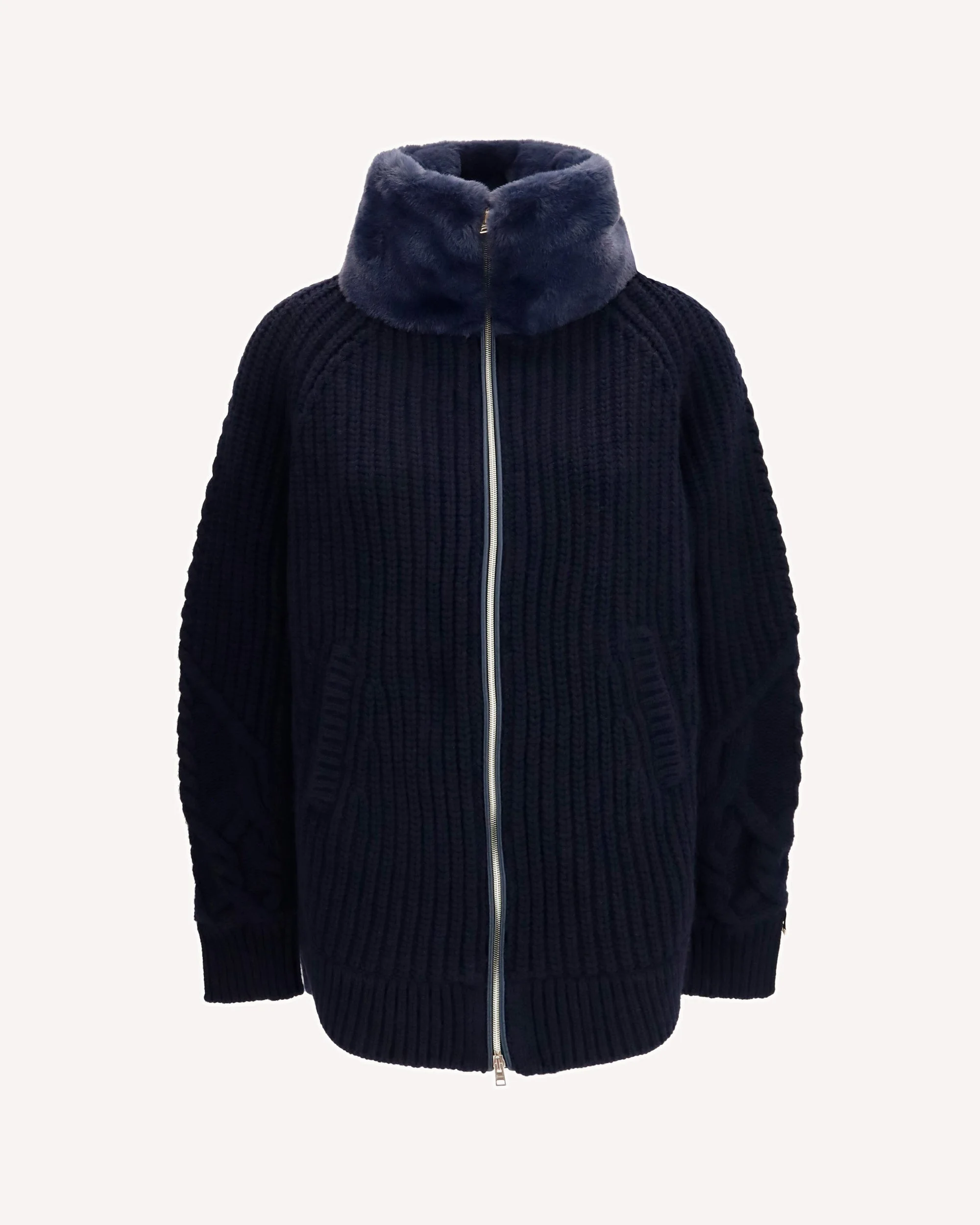 High-neck fur Jacket - 1