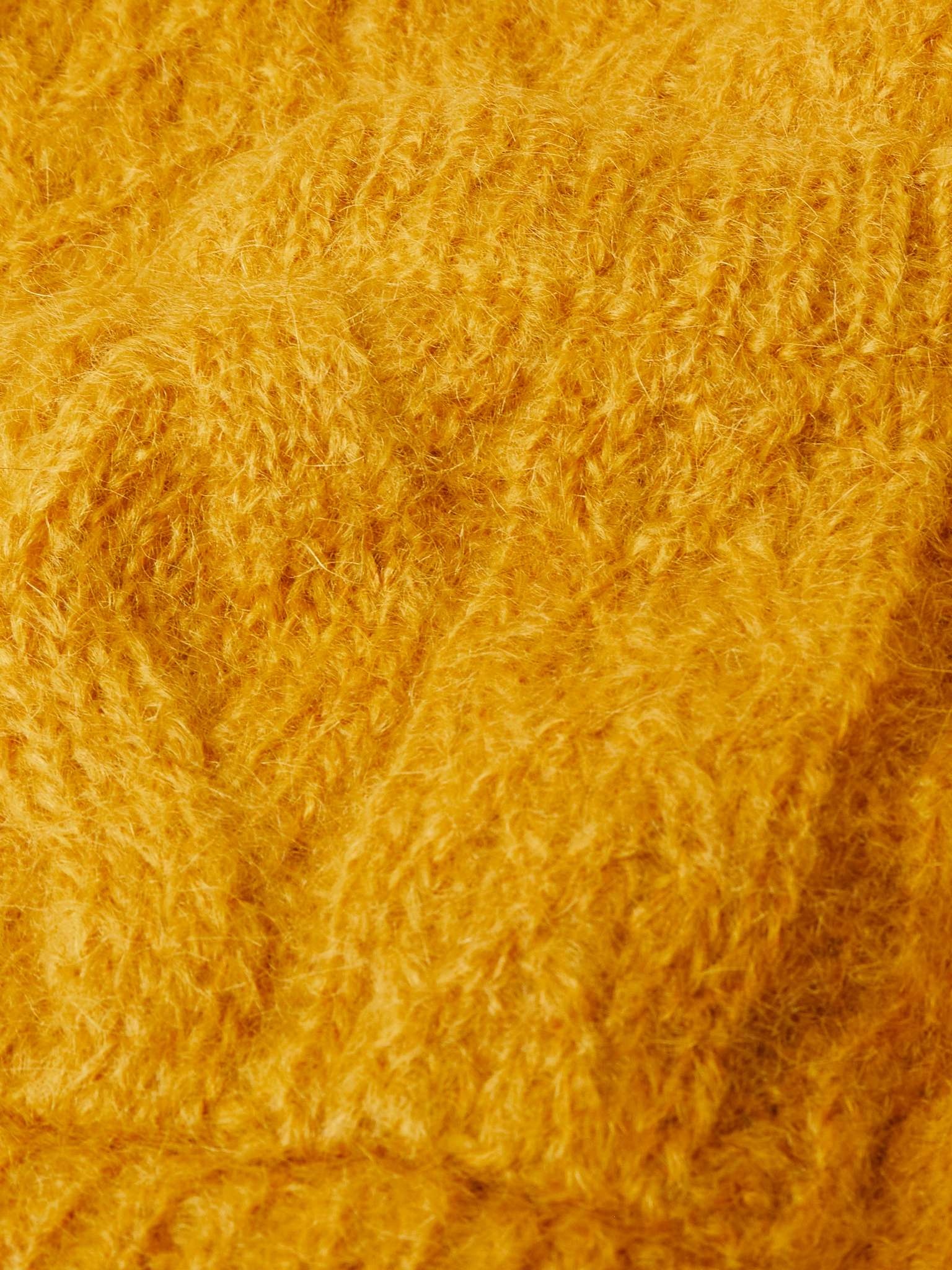 Cable-Knit Mohair-Blend Cardigan - 6