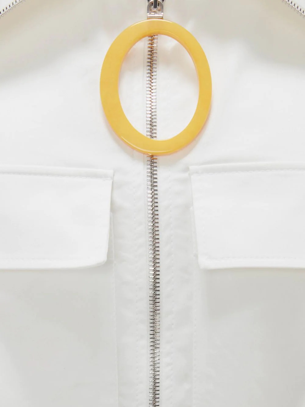 CROPPED ROUND PULLER TRACK JACKET - 5