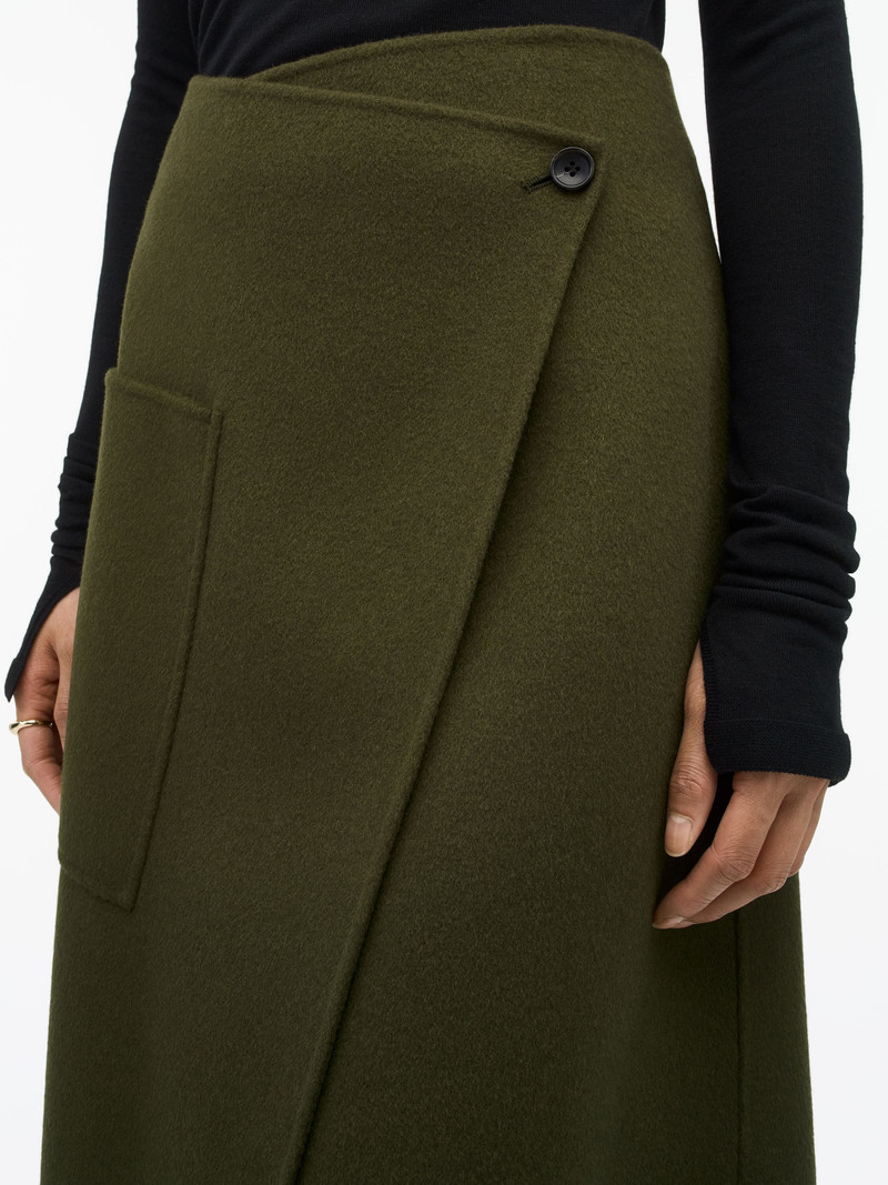Liada Wrap Wool Skirt 4