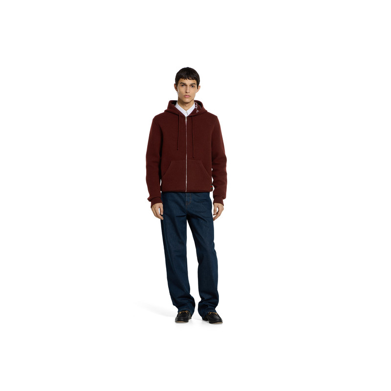 GUCCI Reversible wool zip jacket outlook