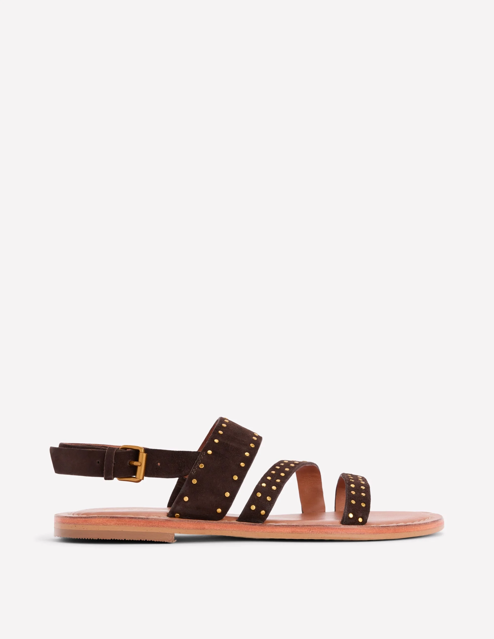 Asymmetric Sandal-Bitter Chocolate - 1