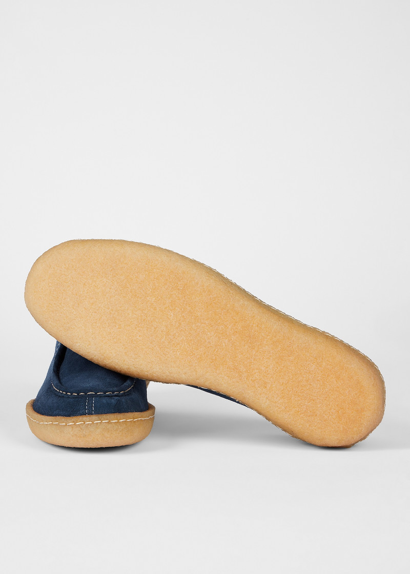 Navy Suede 'Buster' Shoes 4