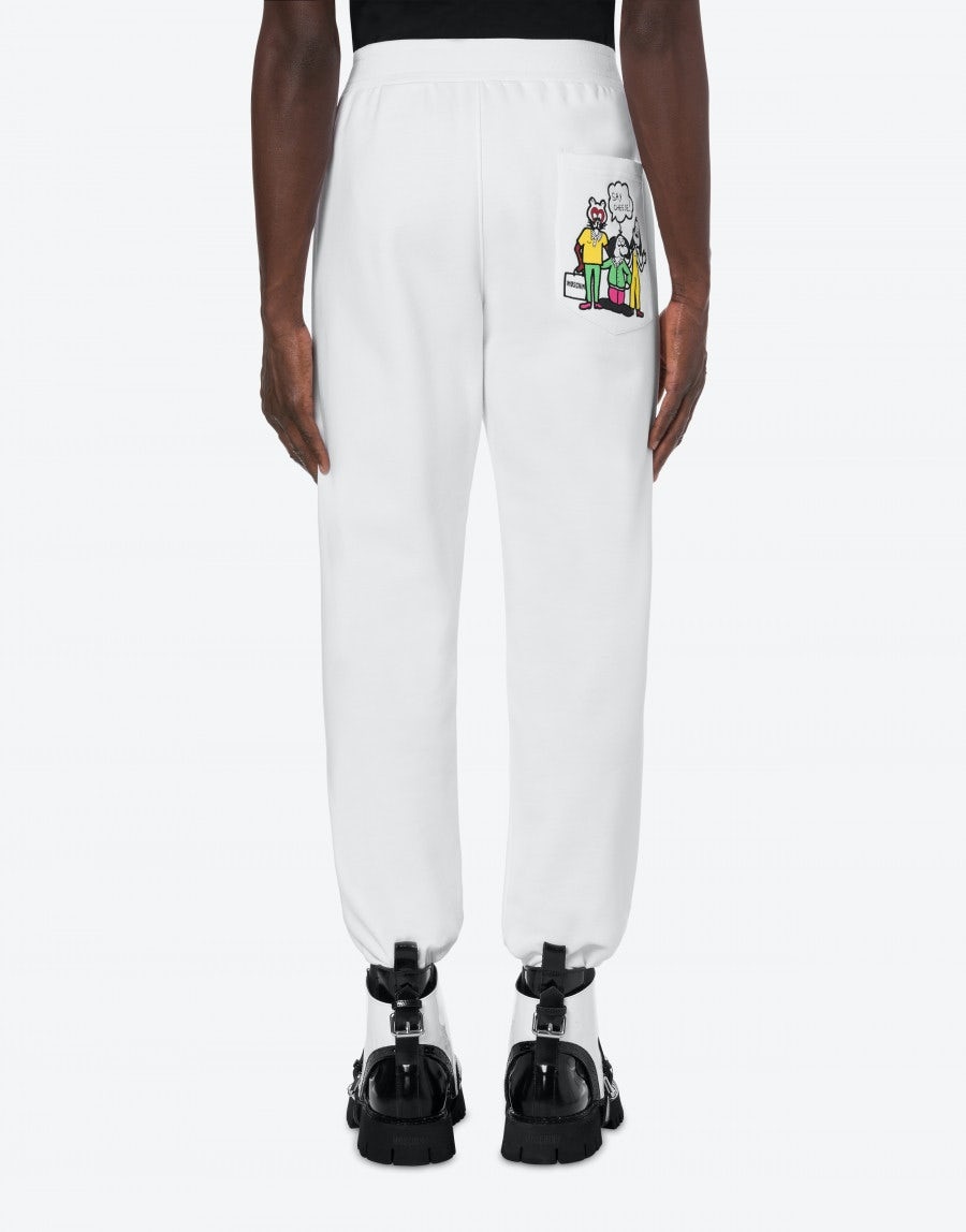 MOSCHINO COMICS CHARACTERS ORGANIC COTTON JOGGING - 3
