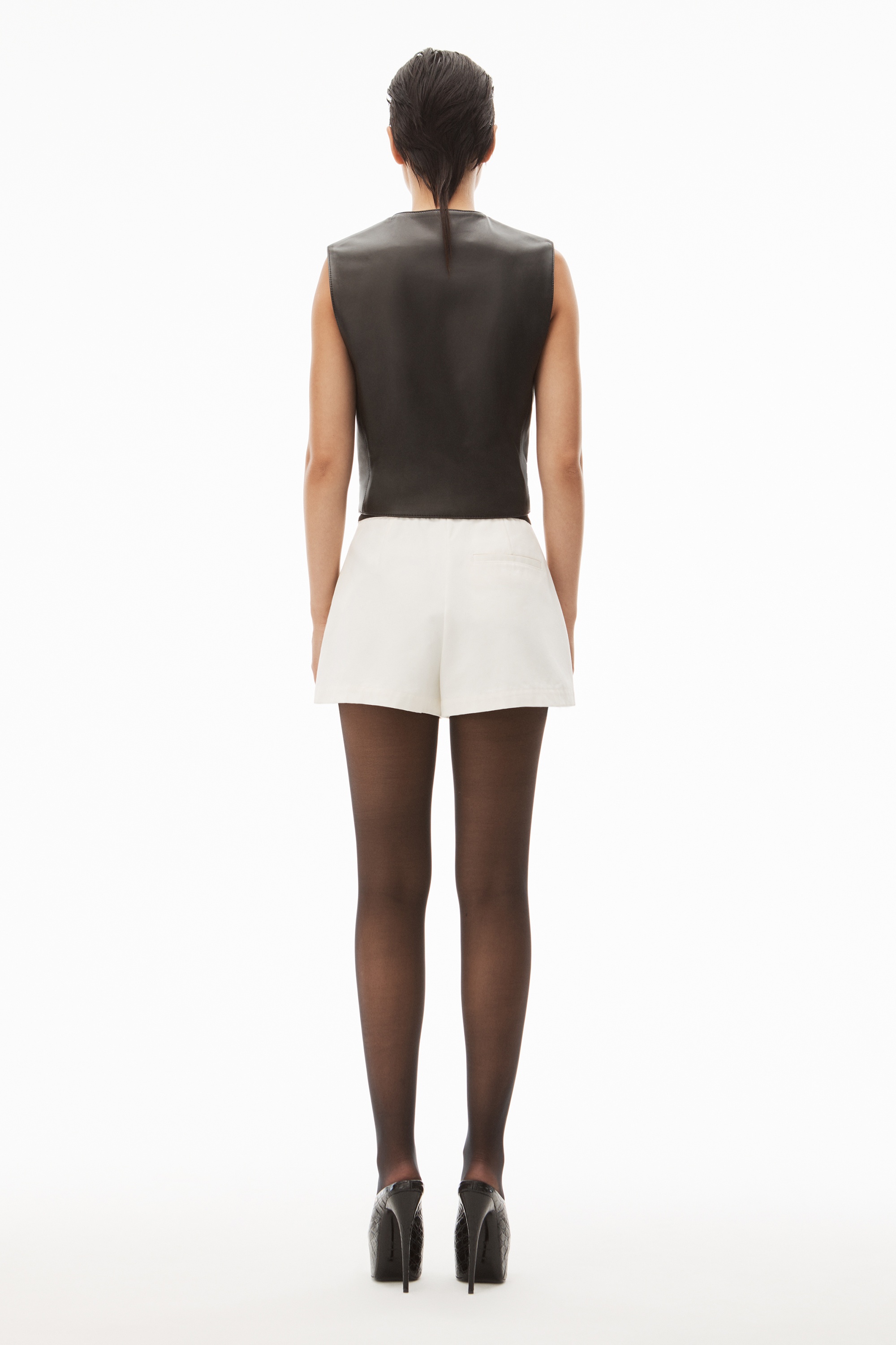 SAFARI SHORT IN COTTON TAILORING - 4