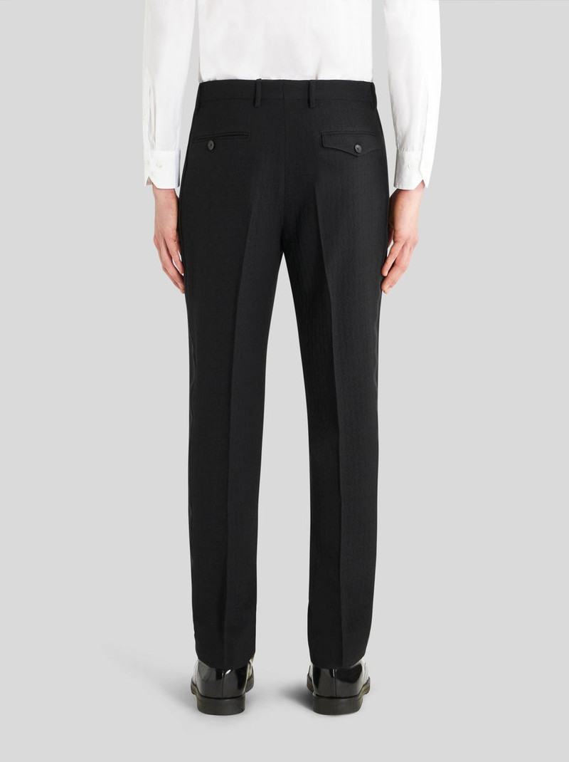TROUSERS WITH TUCKS AND SIDE BAND 4