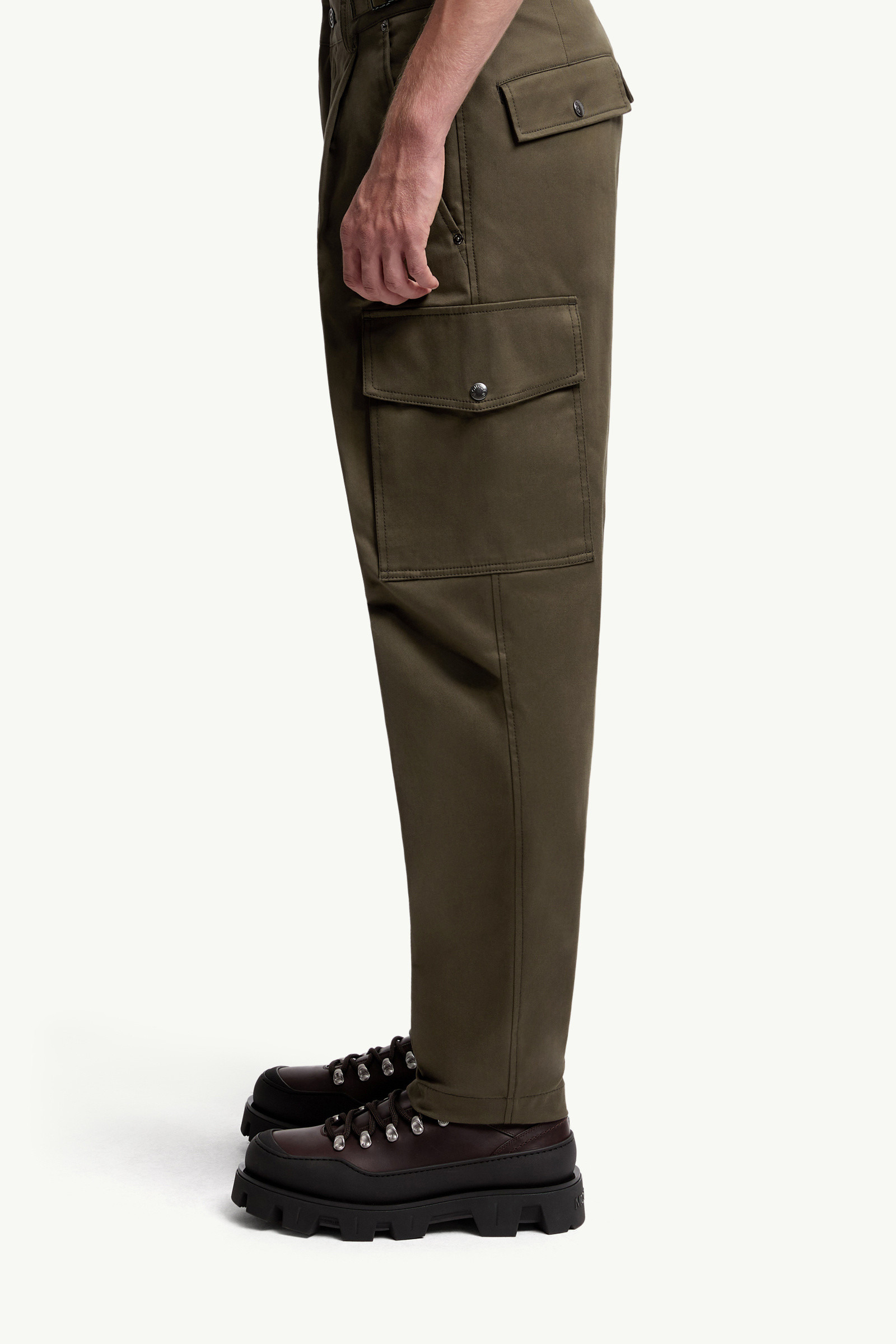 Cotton Gabardine Cargo Pants - 4
