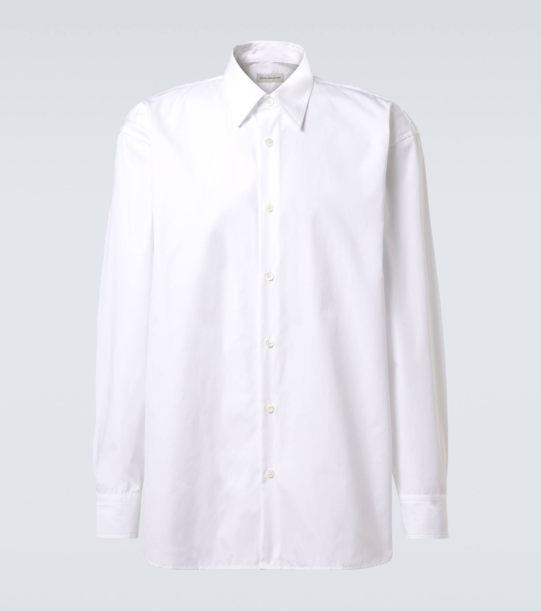 Cotton poplin shirt - 1