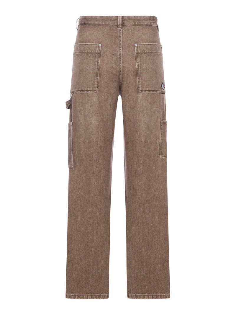 Bottega Veneta Men Denim Cargo Pants - 2