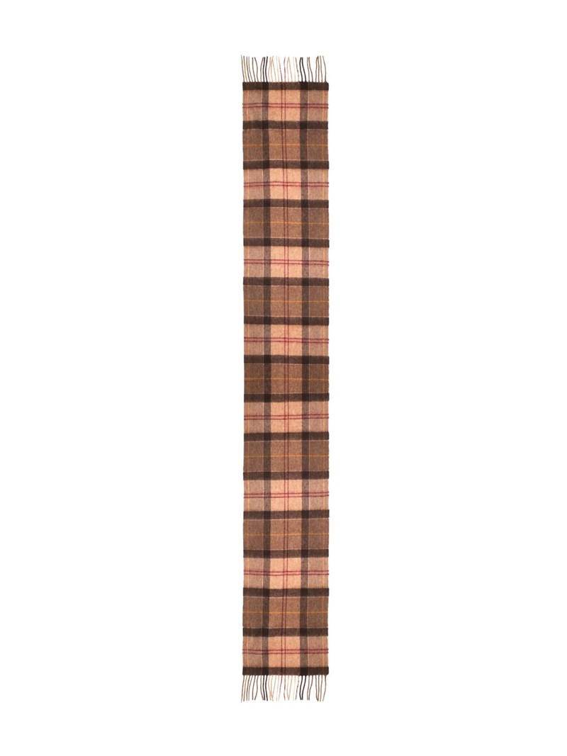 Barbour Fringed Plaid Scarf 1