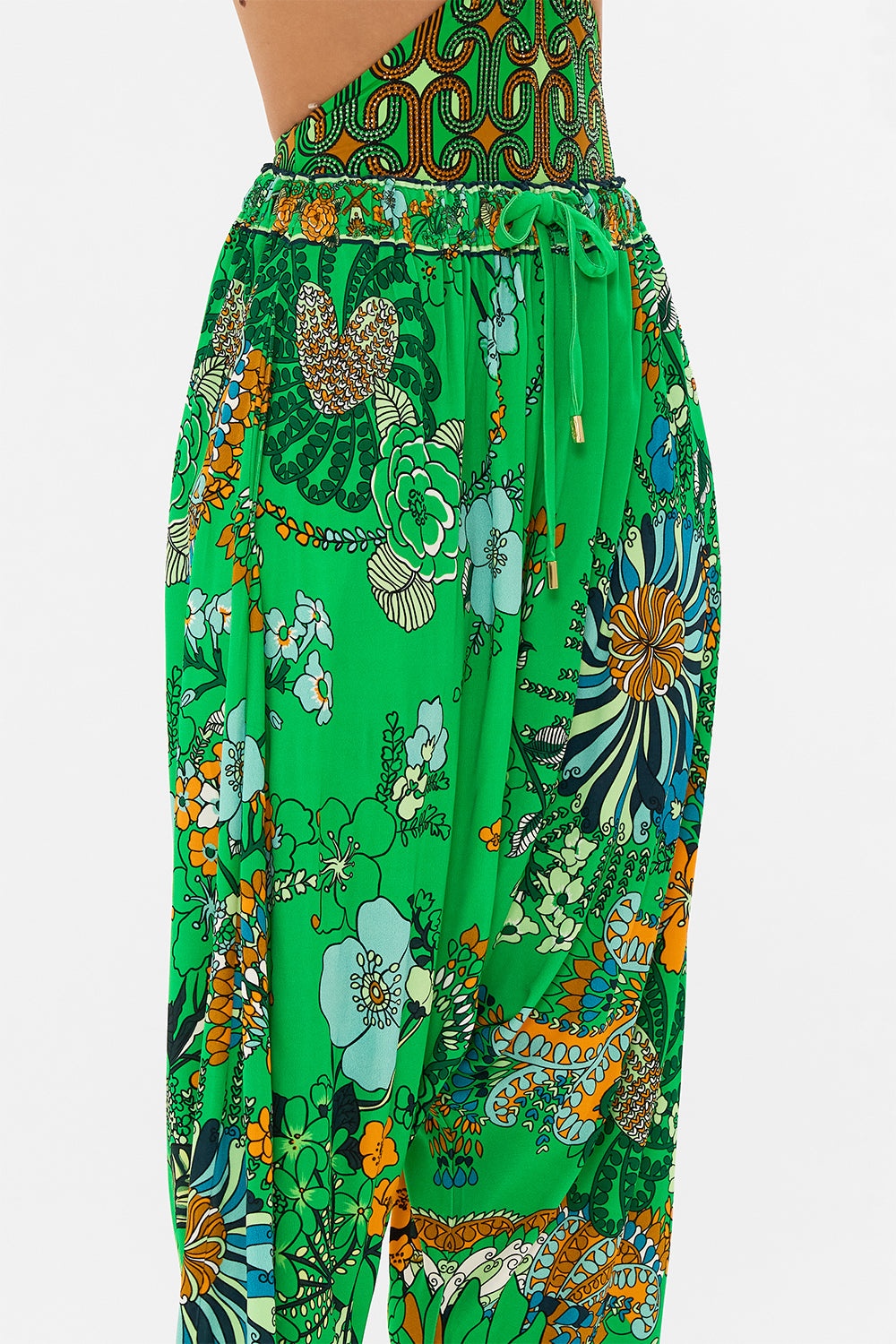 DRAPED JERSEY PANT - 6