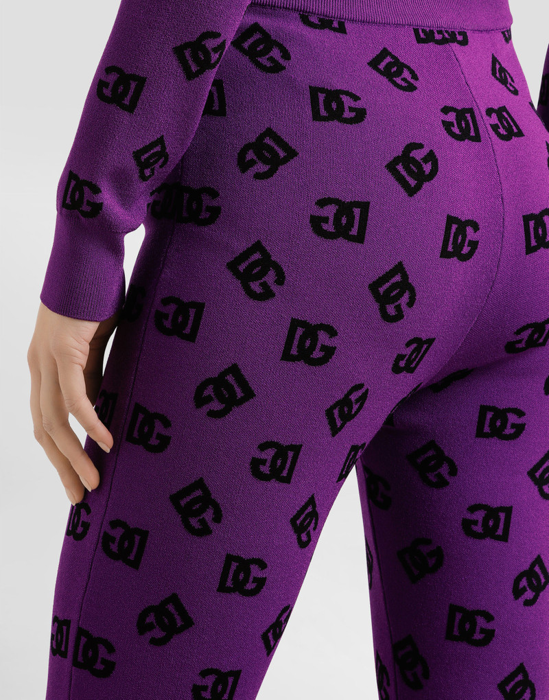Printed jacquard leggings 5