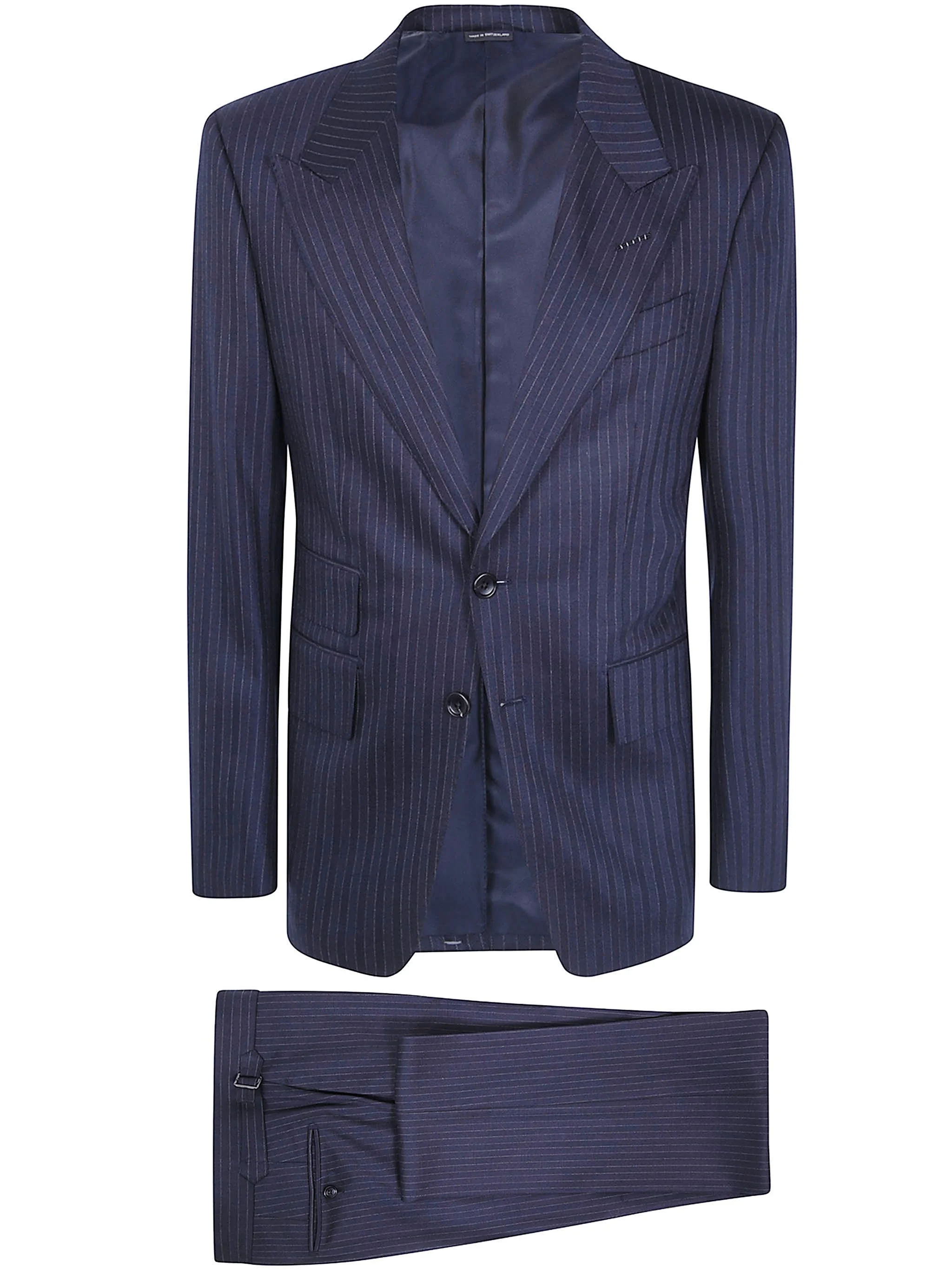 Suit Herringbone Stripe Shelton Suit Fl - 1