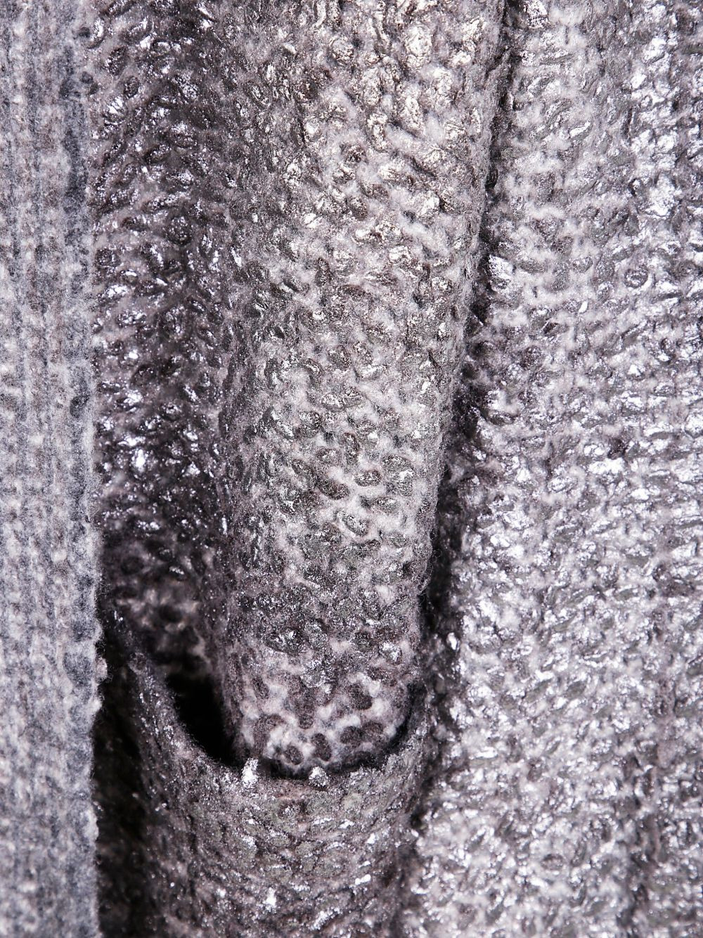 metallic-threaded cardi-coat - 3
