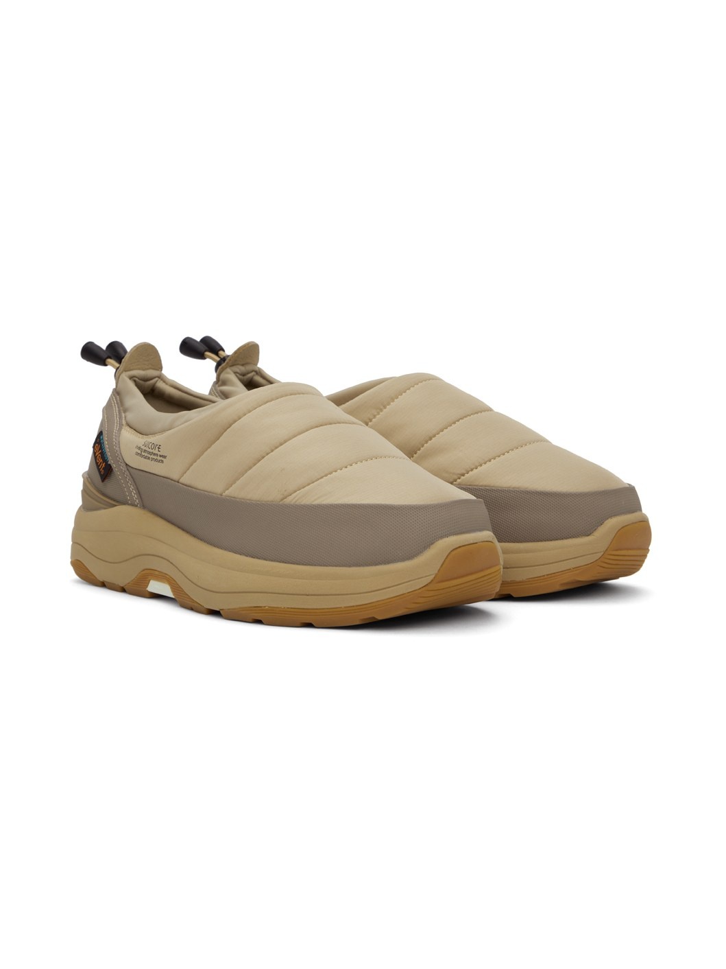 Suicoke Beige Pepper-Evab Loafers | ssense | REVERSIBLE