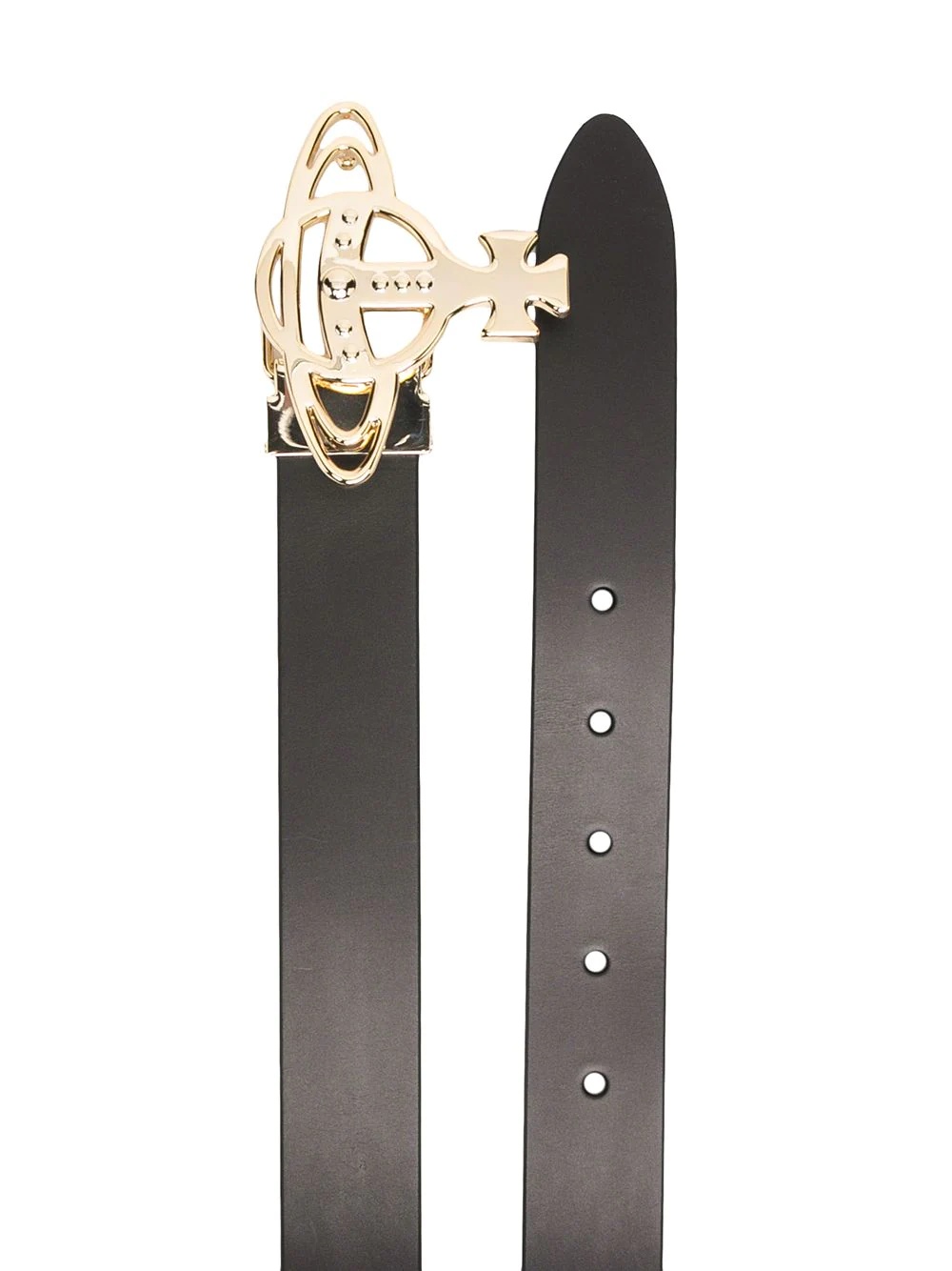 Line Orb leather belt - 2