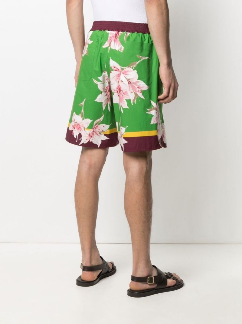floral print bermuda shorts - 4