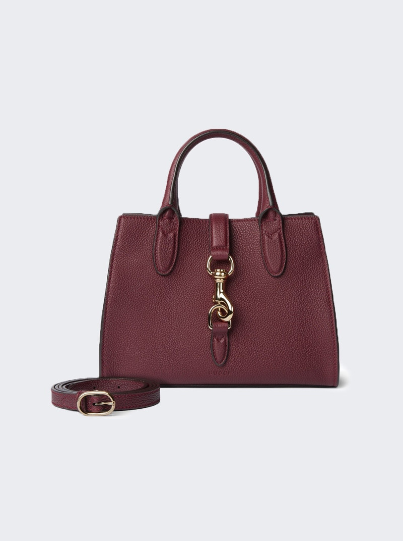 Small Jackie Tote Rosso Ancora 4