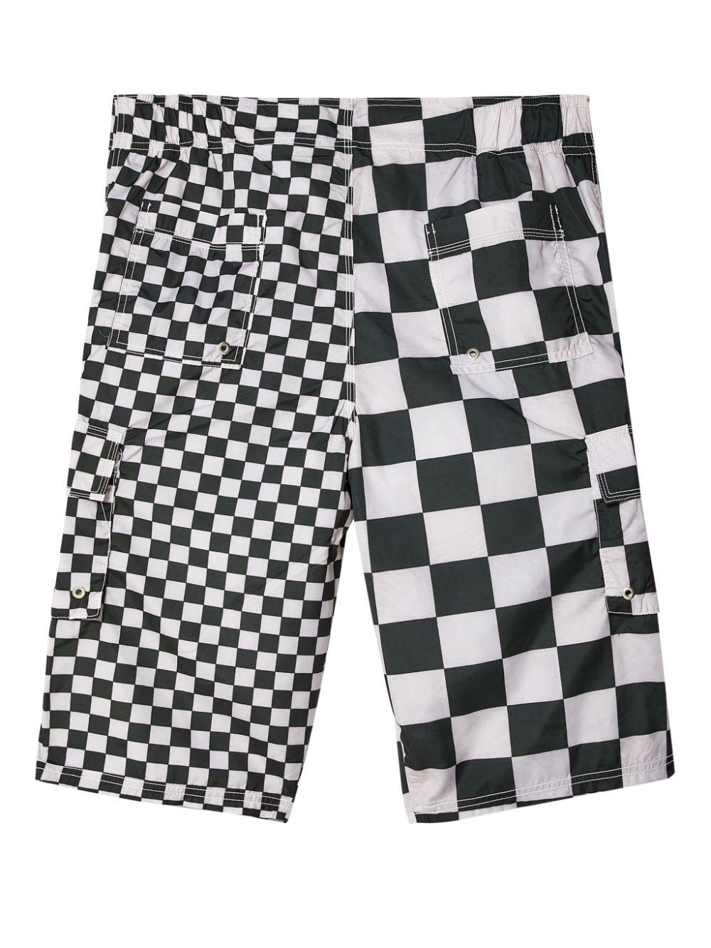 checked cargo shorts - 2