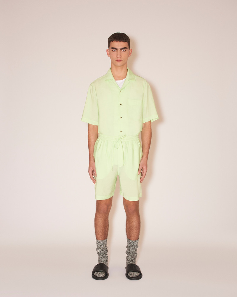 Nanushka DOXXI - Pongee shorts - Jade outlook