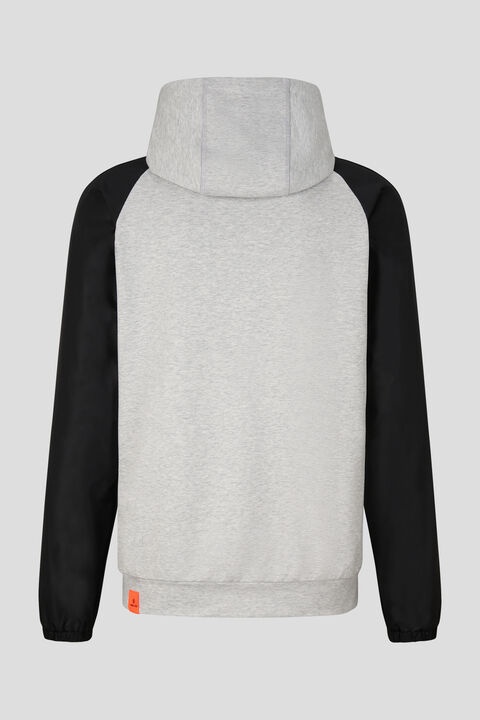 Ubbe Sweatshirt jacket in Light gray/Black - 2