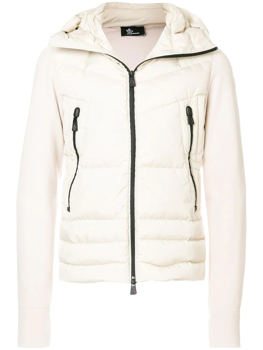 zipped padded jacket - 1