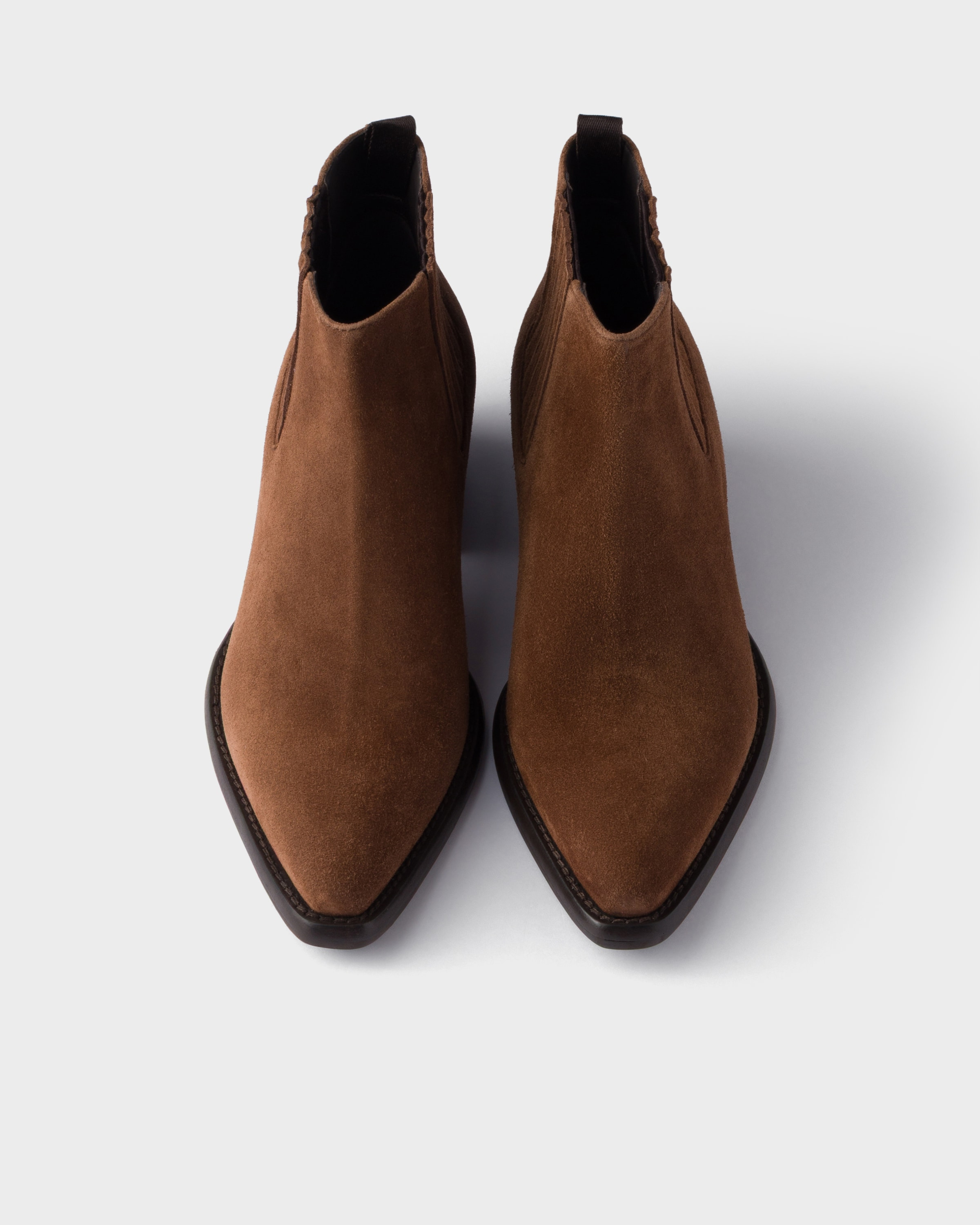 Suede booties - 4