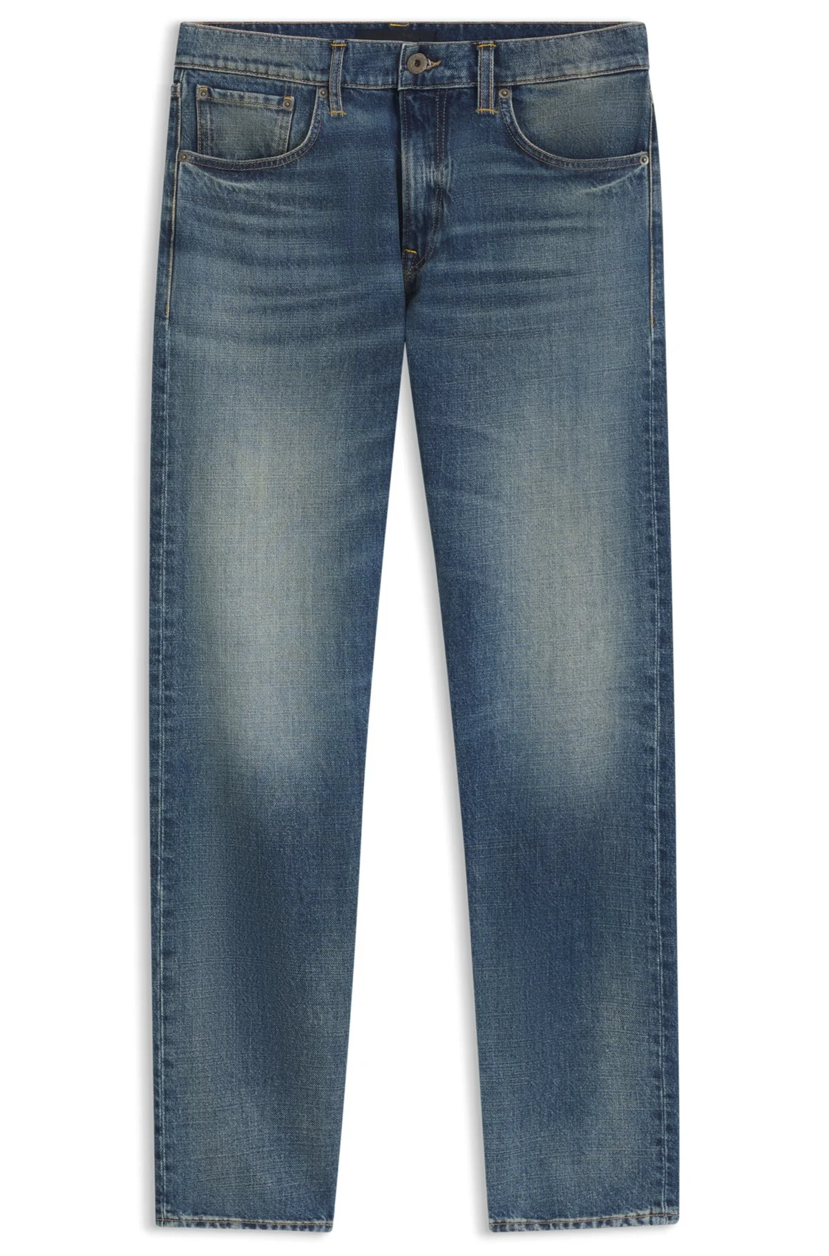 BOSS BY BECKHAM SLIM-FIT JEANS IN BLUE DENIM - 1