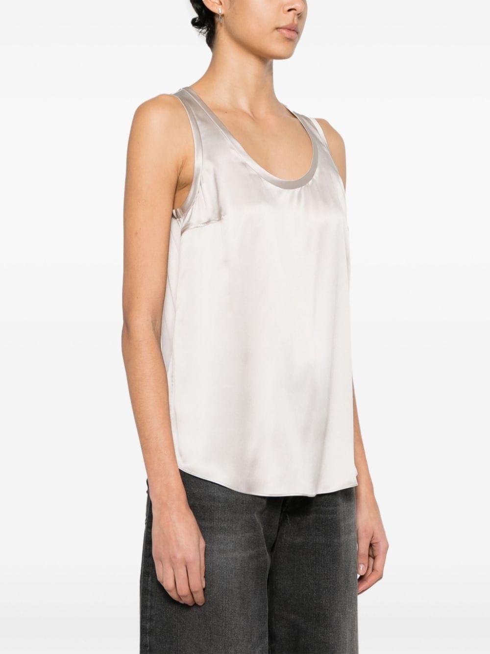 satin tank top - 3
