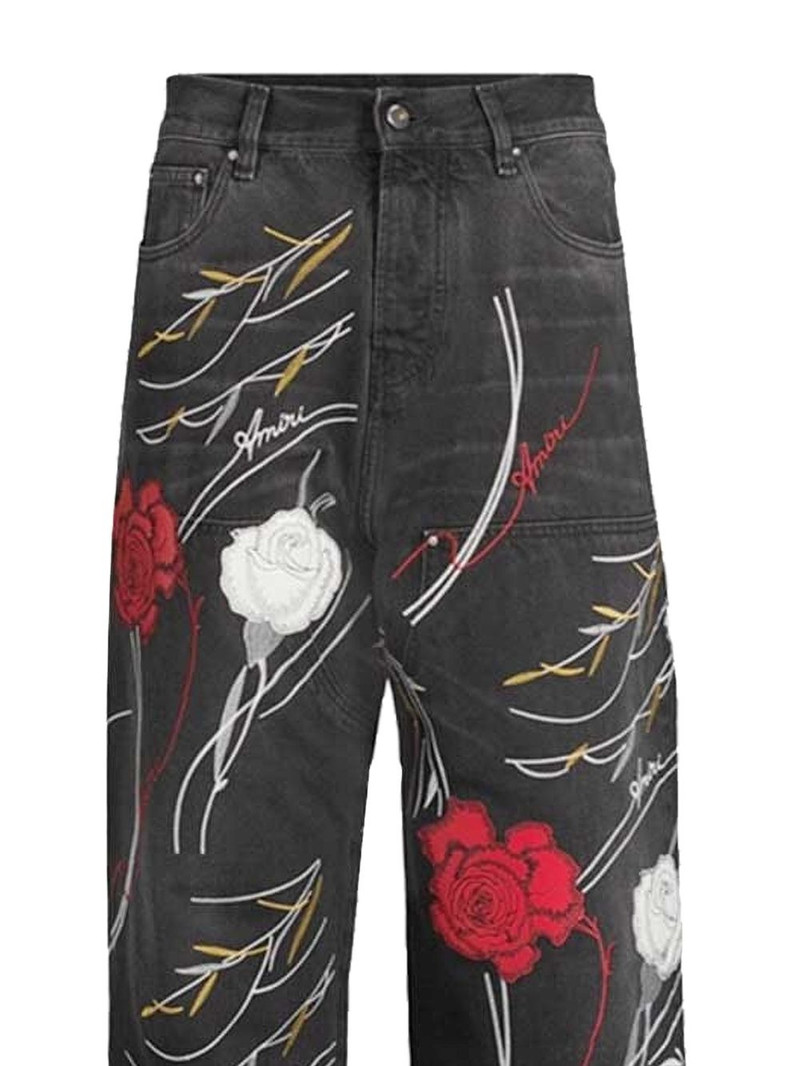 AMIRI floral-print trousers outlook