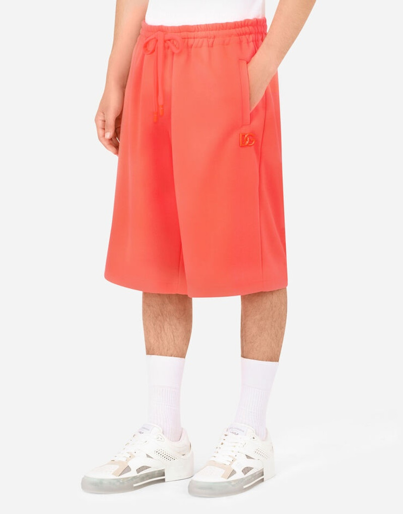 Jersey jogging shorts with DG logo 4