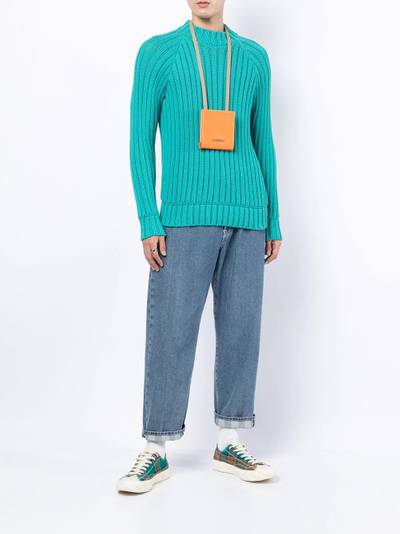 SUNNEI ribbed-knit raglan jumper outlook