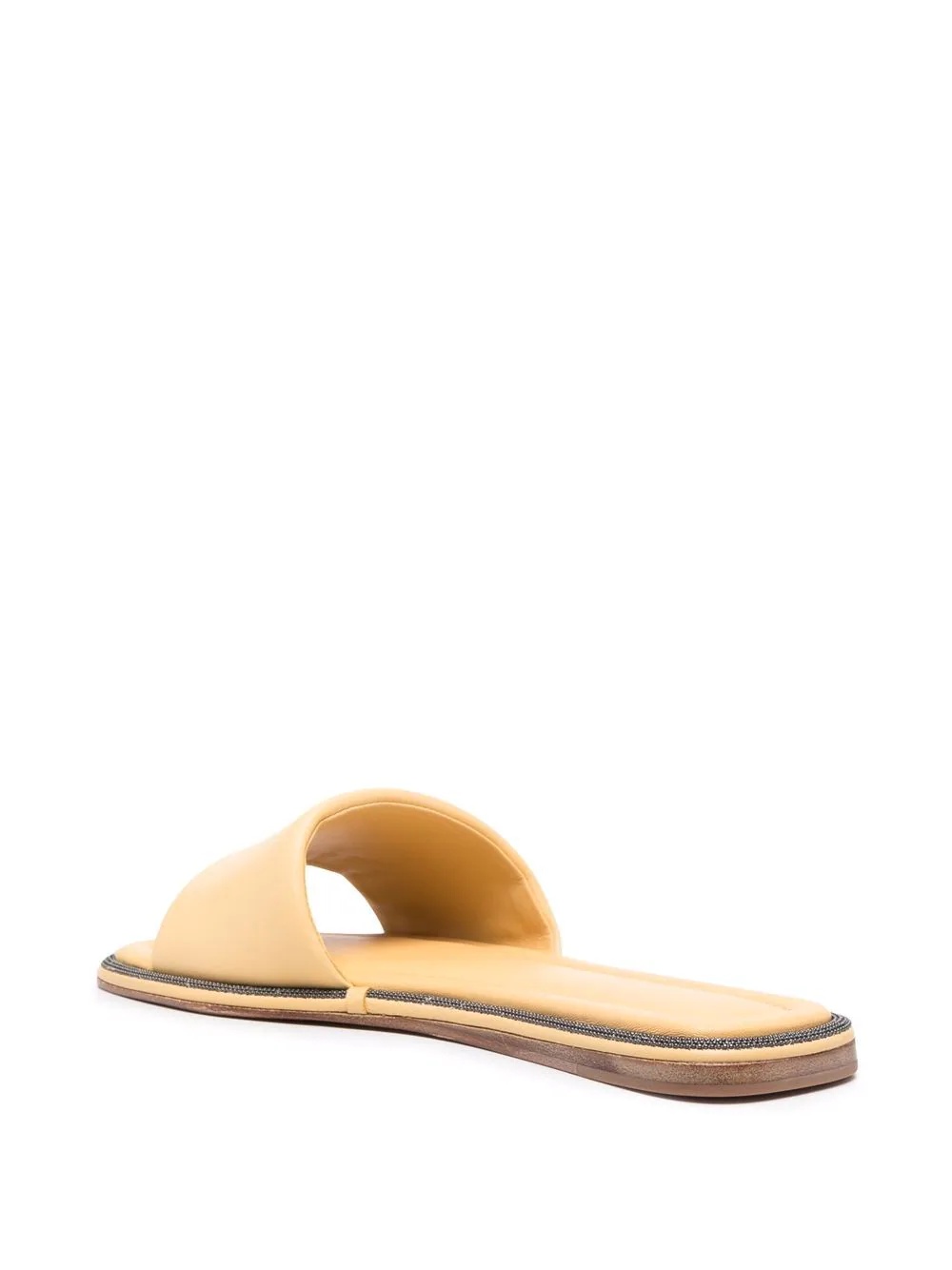 bead-embellished slip-on sandals - 3
