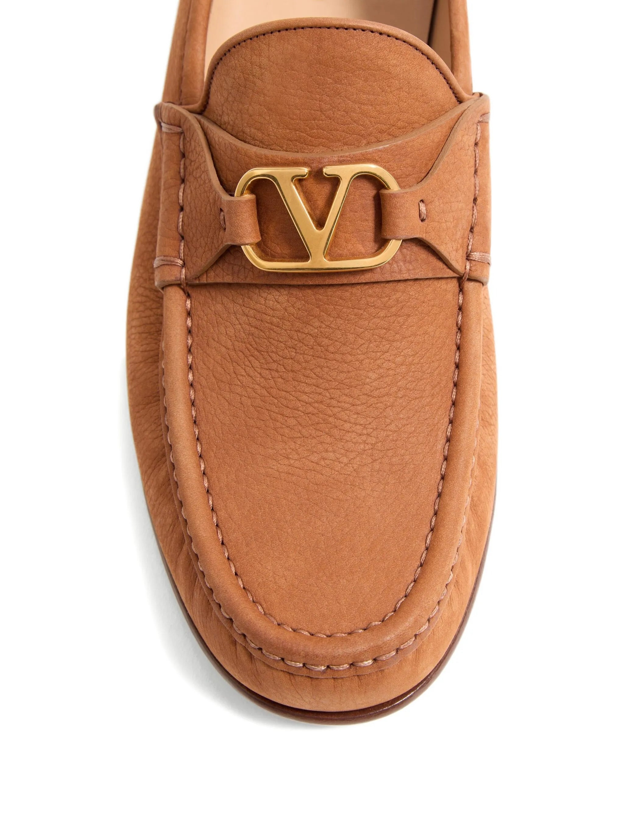 VLogo Signature suede loafers - 5